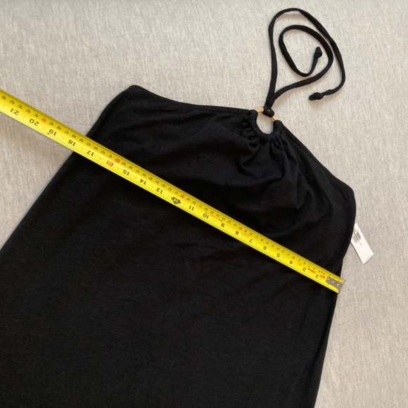 NWT Old Navy Slub-Knit Halter Midi Shift Dress L - Picture 6 of 12